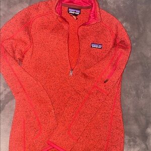 Patagonia Vibrant Red Fleece Pullover